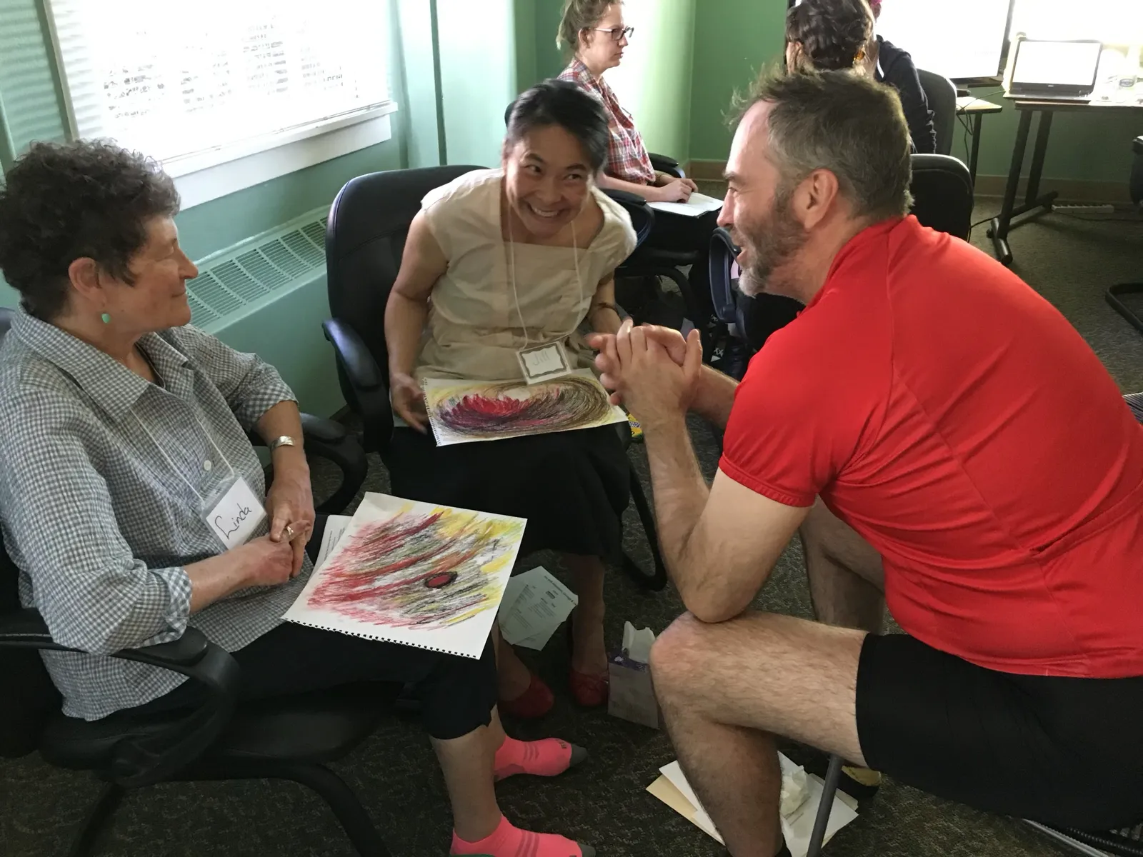 ACL participants sharing an experiential relational practice
